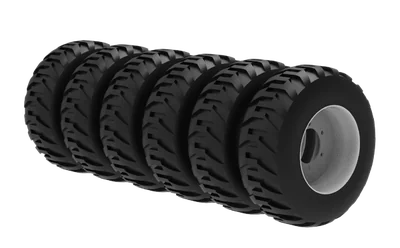 Roues tasseuses avant